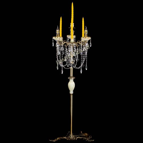 Торшер бронзовый Оникс №3 лучик в Магнитогорске Гусь Хрустальный