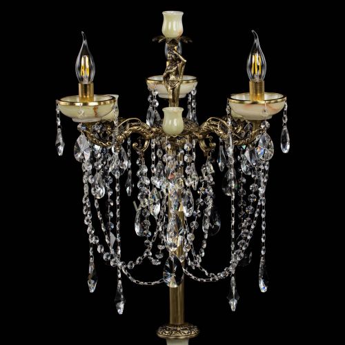 Торшер бронзовый Оникс №3 лучик в Магнитогорске Гусь Хрустальный