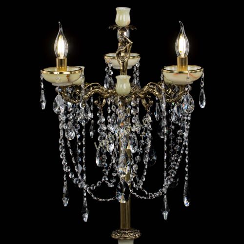 Торшер бронзовый Оникс №3 лучик в Магнитогорске Гусь Хрустальный