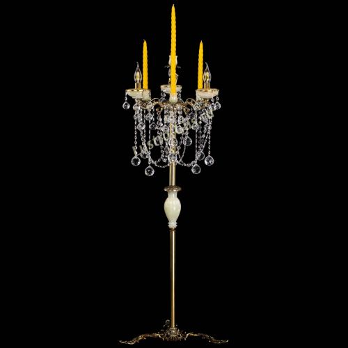 Торшер бронзовый Оникс №3 шар в Магнитогорске Гусь Хрустальный