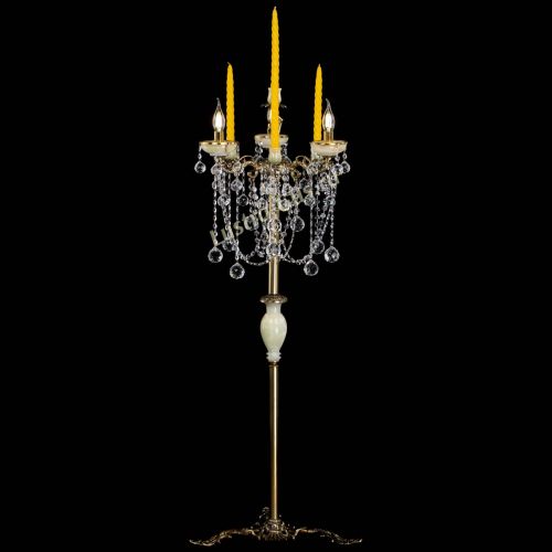 Торшер бронзовый Оникс №3 шар в Магнитогорске Гусь Хрустальный