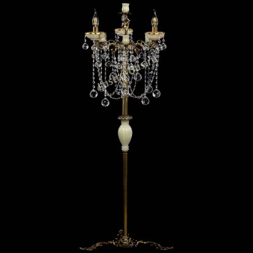 Торшер бронзовый Оникс №3 шар в Магнитогорске Гусь Хрустальный