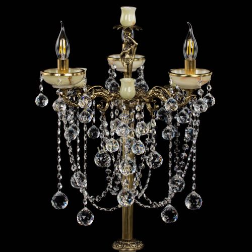 Торшер бронзовый Оникс №3 шар в Магнитогорске Гусь Хрустальный