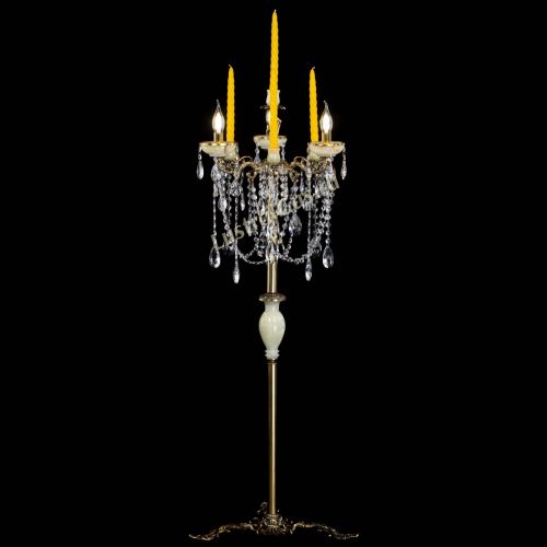 Торшер бронзовый Оникс №3 журавлик в Магнитогорске Гусь Хрустальный