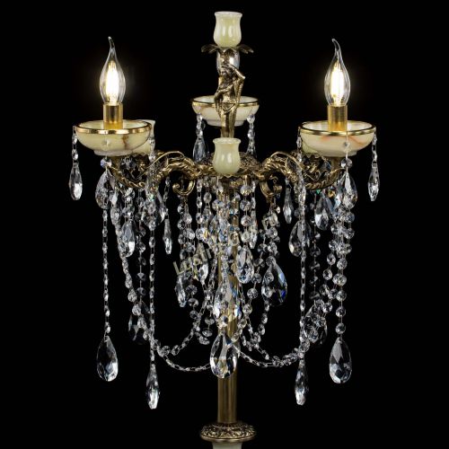 Торшер бронзовый Оникс №3 журавлик в Магнитогорске Гусь Хрустальный