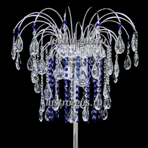 Торшер Каскад кулон короткий цветной в Магнитогорске Гусь Хрустальный