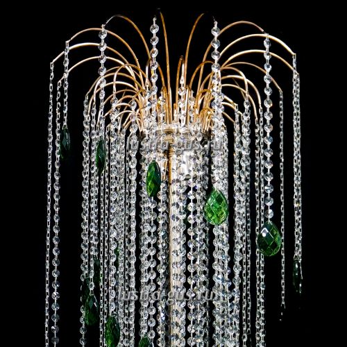 Торшер Каскад Винтаж длинный цветной в Магнитогорске Гусь Хрустальный