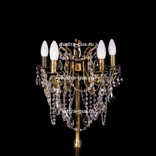 Торшер Изабелла 5 ламп в Магнитогорске Гусь Хрустальный