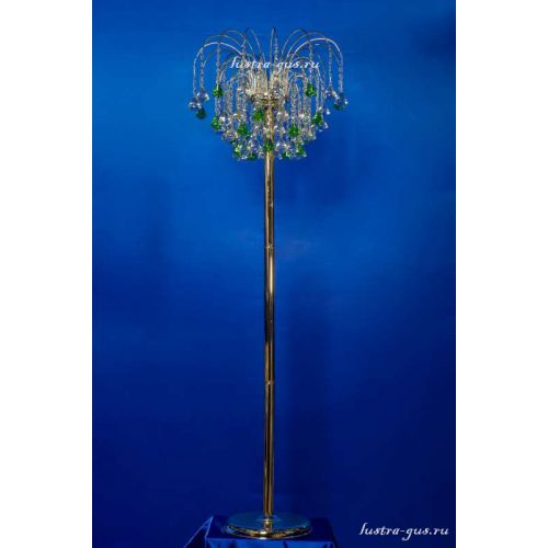 Торшер Пирамидка зеленая в Магнитогорске Гусь Хрустальный